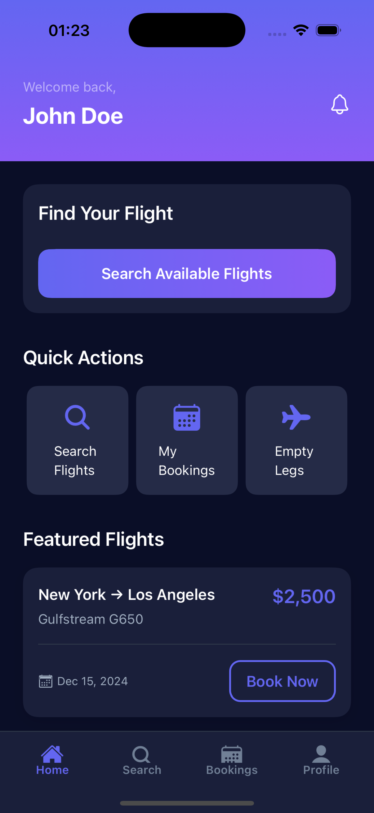 Flight Booking App